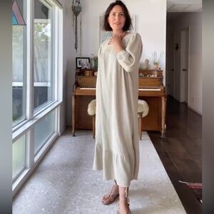 Rachel Pally Crochet Cotton Gauze Maxi